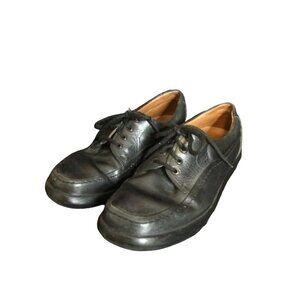 Vintage 1803 Men's Leather Oxford Dress Shoes Lace-Up Comfort Black Size 43 9.5